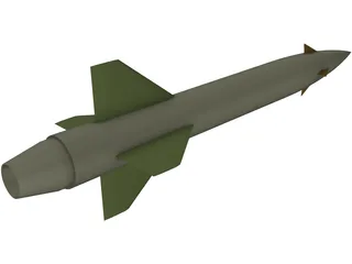 AGM-12 Bullpup Missile 3D Model