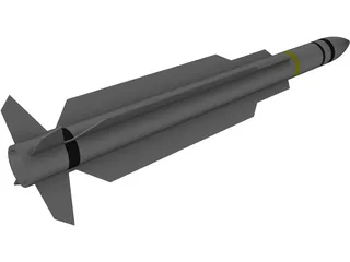 RIM-66 SM-2 Missile 3D Model