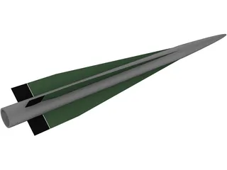 Surface to Air Missile (SAM) 3D Model