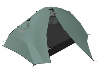 Tent (Small For Travelling And Outdoors) 3D Model