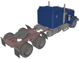 Freightliner Aerodyne 3D Model