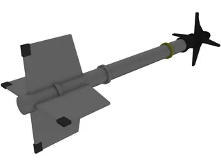 Sidewinder AIM-9 3D Model