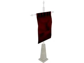 Flagpole 3D Model