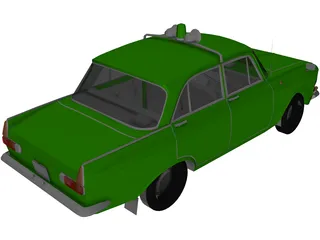 AZLK Moskvitch 412 (1972) 3D Model