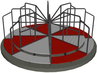 Carousel 3D Model