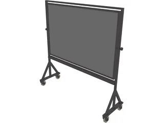 Chalkboard 3D Model