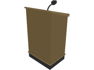 Lectern 3D Model