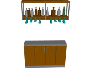 Bar 3D Model