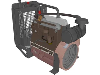 Diesel Generator 3D Model