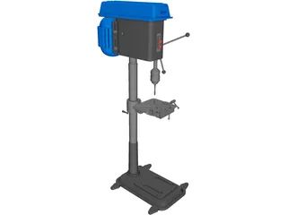 Pillar Drill 3D Model