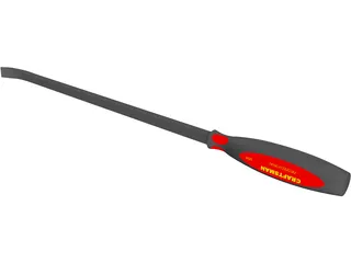 Pry Bar 18 inch 3D Model