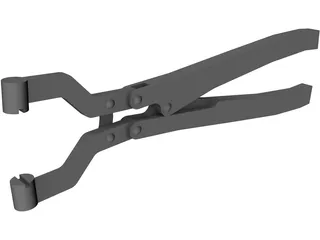 Pliers Cable 3D Model