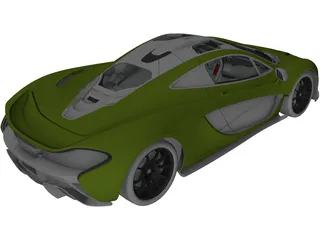 McLaren P1 3D Model