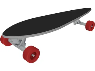 Longboard 3D Model