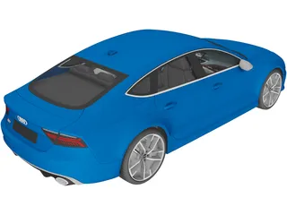 Audi RS7 Sportback (2016) 3D Model