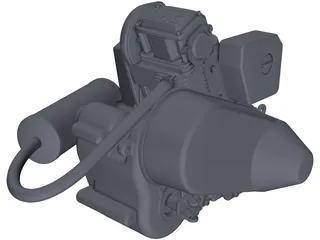Engine Lombardini LGA 340 3D Model