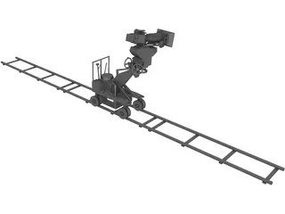 Camera on Dolly 3D Model