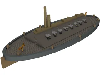 Ironclad 3D Model