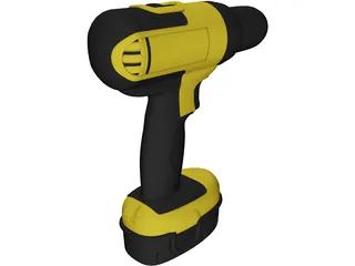 DeWalt Drill 3D Model