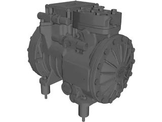 Dorin SE053 Compressor 3D Model