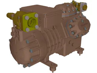 Dorin SE326 Compressor 3D Model