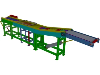 Shrink Conveyor 3D Model