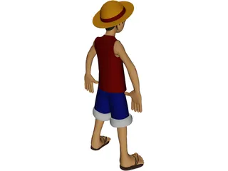 Luffy 3D Model