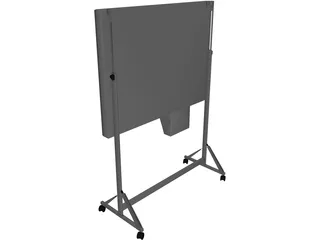 Stand Panasonic Panaboard 3D Model