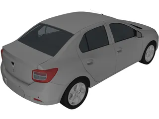 Dacia Logan (2013) 3D Model