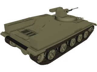 BTR-T 3D Model