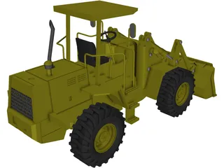 Wheel Loader 3D Model