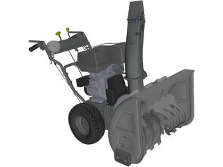 Snowblower 3D Model