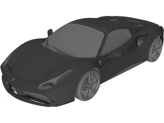 Ferrari 488 GTB Spider (2016) 3D Model