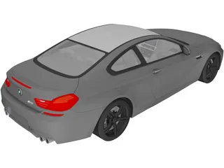 BMW M6 Coupe (2014) 3D Model