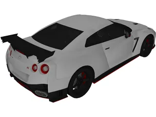 Nissan GT-R Nismo (2015) 3D Model