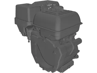 Honda GX390 Engine 3D Model