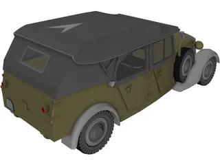 Mercedes-Benz 170 VK Kubelsitzwagen (1938) 3D Model