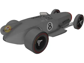 Hot Rod 3D Model