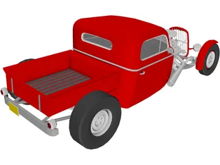 Hot Rod 3D Model