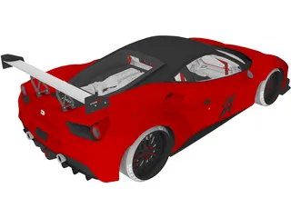 Ferrari 488 GTB R (2016) 3D Model