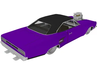 Plymouth GTX Mod 3D Model