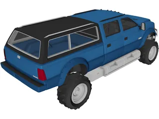 Dodge Pickup XL 3D Model