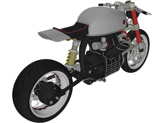 Honda CX500 3D Model