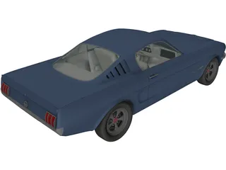 Ford Mustang (1966) 3D Model