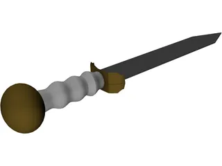 Roman Sword 3D Model