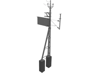 Powerpoles 3D Model