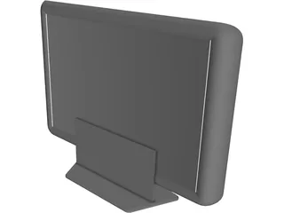 Sony Black Screen Plasma 3D Model