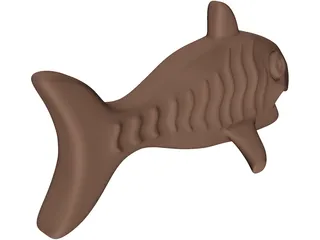 Chocolate Fish 3D Model