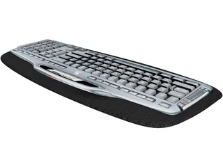 Logitech MX5000 Keyboard 3D Model