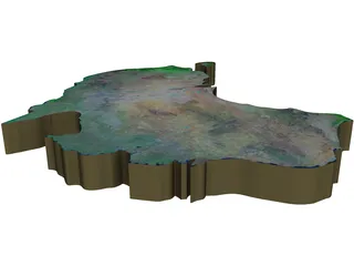 Australia 3D Model